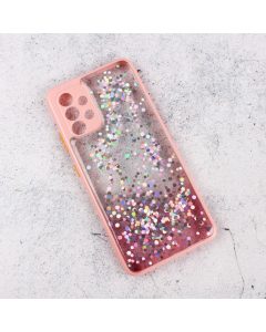 Torbica Frame Glitter za Samsung A325F Galaxy A32 4G (EU) roze - 92725