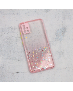 Torbica Frame Glitter za Samsung A515F Galaxy A51 roze - 90655