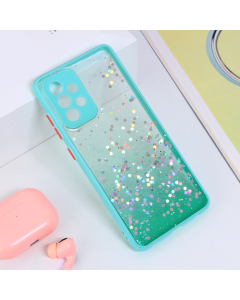 Torbica Frame Glitter za Samsung A525F/A526B/A528B Galaxy A52 4G/A52 5G/A52s 5G zelena - 204453