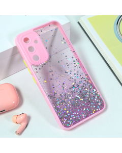 Maska za Samsung Galaxy A54 5G Frame Glitter roze - 207366