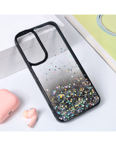 Torbica Frame Glitter za Samsung A556B Galaxy A55 5G crna - 214194