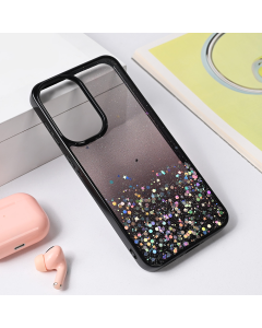 Torbica Frame Glitter za Samsung A566B Galaxy A56 5G crna - 221255