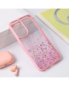 Torbica Frame Glitter za Samsung A566B Galaxy A56 5G roze - 221257