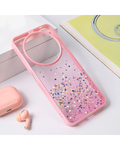 Torbica Frame Glitter za Xiaomi Redmi 14C roze - 221260