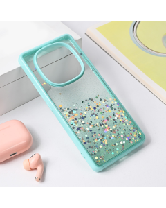 Torbica Frame Glitter za Xiaomi Redmi Note 14 Pro 5G mint - 221262