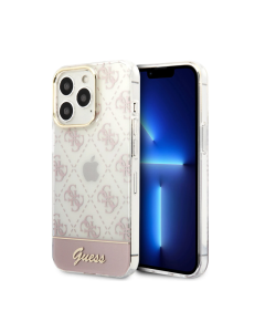 Maska za iPhone 14 Pro 6.1 Guess Hc 4G Electro Script pink (GUHCP14LHG4MHP) - 205350