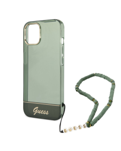 Maska za iPhone 14 Plus 6.7 Guess Hc IML Electro Cam Strap zelena (GUHCP14MHGCOHA) - 205359
