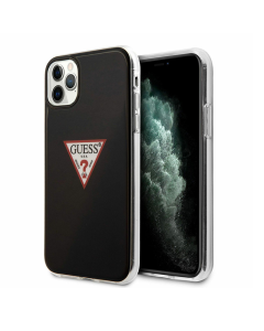 Maska za iPhone 11 Pro 5.8 Guess Hc PC/TPU Triangle Logo crna (GUHCN58PCUCTLBK) - 205386