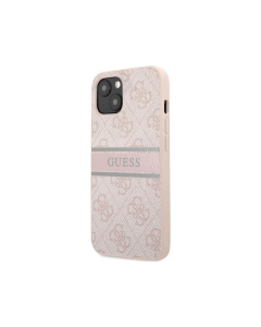Maska za iPhone 14 Plus 6.7 Guess Hc PU 4G Stripe pink (GUHCP14M4GDPI) - 205371