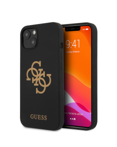 Torbica Guess Hc Silicone za iPhone 13 6.1 crna (GUHCP13MLS4GGBK) - 203564