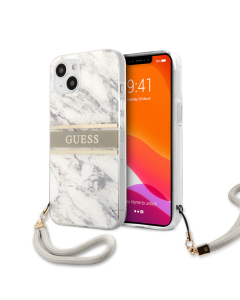 Torbica Guess Marble Strap za iPhone 13 6.1 siva (GUHCP13MKMABGR) - 203584