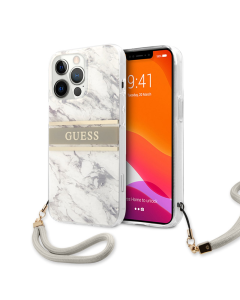 Torbica Guess Marble Strap za iPhone 13 Pro 6.1 siva (GUHCP13LKMABGR) - 203583