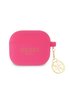 Torbica Guess Silicone za Airpods 3 4G Charm pink (GUA3LSC4EF) - 205392