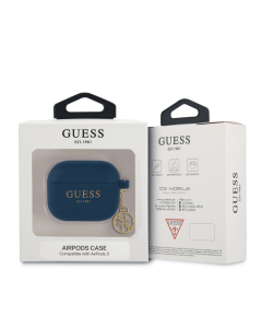 Torbica Guess Silicone za Airpods 3 4G Charm plava (GUA3LSC4EB) - 205393