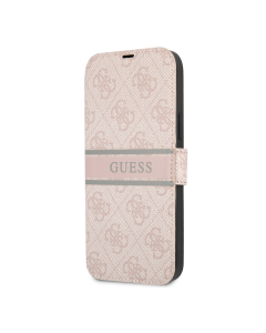 Torbica Guess Stripe Bk Pu za iPhone 13 Pro 6.1 roze (GUBKP13L4GDPI) - 203569