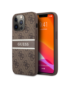 Torbica Guess Stripe za iPhone 13 Pro 6.1 braon  (GUHCP13L4GDBR) - 203574