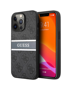 Torbica Guess Stripe za iPhone 13 Pro 6.1 siva (GUHCP13L4GDGR) - 203563