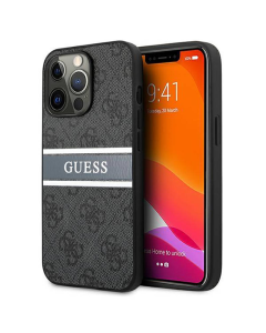 Torbica Guess Stripe za iPhone 13 Pro Max 6.7 siva (GUHCP13X4GDGR) - 203579