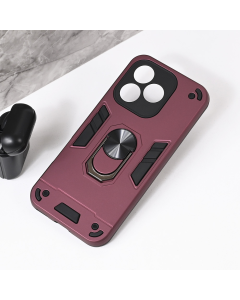 Maska za Honor 400 Lite Hard Ring bordo - 221983