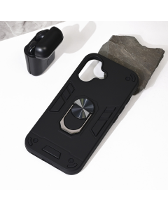 Torbica Hard Ring za iPhone 16 6.1 crna - 216568
