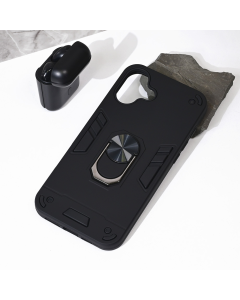 Torbica Hard Ring za iPhone 16 Plus 6.7  crna - 216572