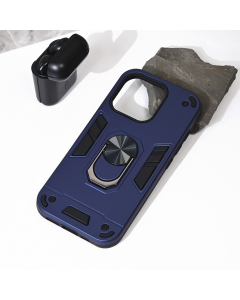 Maska za iPhone 16 Pro 6.3 Hard Ring tamno plava - 216575