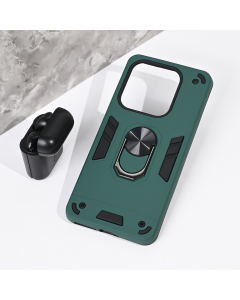 Maska za Xiaomi Redmi Note 14 5G Hard Ring tamno zelena - 223607