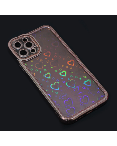 Maska za iPhone 12 Pro Max 67 Heart IMD roze - 99835