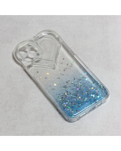 Torbica Heart Glitter za iPhone 12 Pro 6.1 plava - 97557