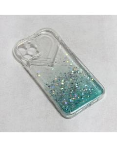Torbica Heart Glitter za iPhone 12 Pro Max 6.7 mint - 97562