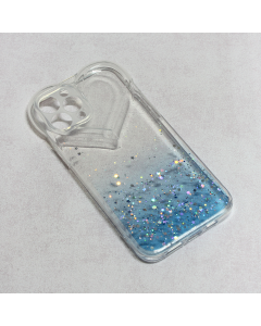 Torbica Heart Glitter za iPhone 12 Pro Max 6.7 plava - 97561