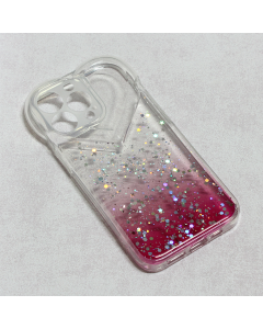 Torbica Heart Glitter za iPhone 13 Pro 6.1 pink - 97567