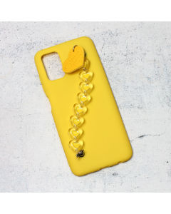 Maska za Samsung Galaxy A03s (EU) Jewellery Heart žuta - 95852-1-1-1