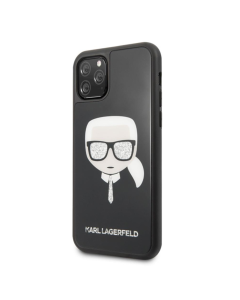 Maska za iPhone 11 Pro Max 6.5 Karl Lagerfeld Double Layers Glitter crna ( KLHCN65DLHBK) - 205336