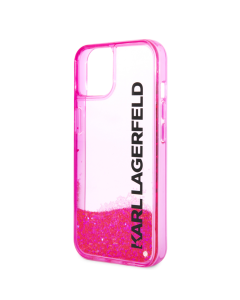 Maska za iPhone 11 6.1 Karl Lagerfeld Hc Liquid Glitter Elong pink ( KLHCN61LCKVF) - 205330