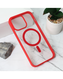 Torbica Magsafe Frame Color za iPhone 15 Pro Max 6.7 crvena - 209649