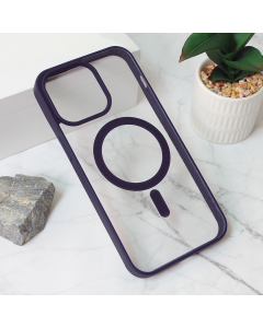 Torbica Magsafe Frame Color za iPhone 15 Pro Max 6.7 ljubicasta - 209651