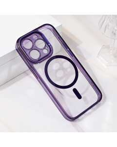 Maska za iPhone 15 Pro 6.1 Magsafe Camera Color ljubičasta
