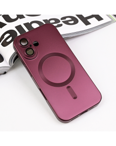 Torbica Magsafe Chrome za iPhone 16 6.1 bordo - 218672