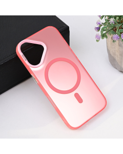 Torbica Magsafe Clear za iPhone 16 6.1 roze - 218109
