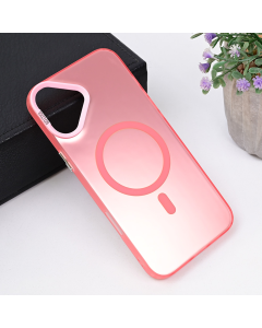 Maska za iPhone 16 Plus 6.7 Magsafe Clear roze - 218115
