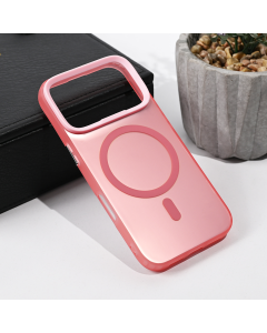 Maska za iPhone 17 Pro 63 Magsafe Clear roze - 223336
