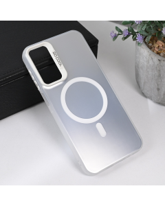 Maska za Samsung Galaxy A25 Magsafe Clear srebrna