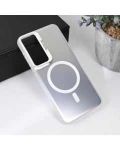 Maska za Samsung Galaxy S24 Plus Magsafe Clear srebrna
