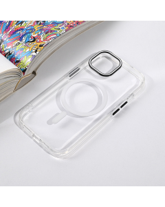 Maska za iPhone 13/14 61 Magsafe Color Pop bela - 223921