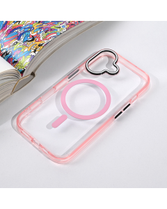 Maska za iPhone 16 61 Magsafe Color Pop roze - 223933