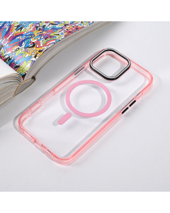 Maska za iPhone 16 Pro Max 69 Magsafe Color Pop roze - 223939