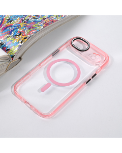 Maska za iPhone 17 Air 66 Magsafe Color Pop roze - 223947-1