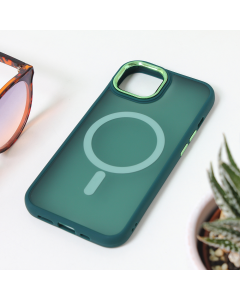Torbica Magsafe colorful za iPhone 13 6.1 tamno zelena - 209819