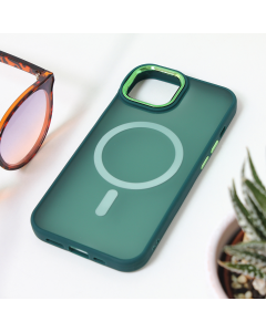 Torbica Magsafe colorful za iPhone 14 6.1 tamno zelena - 209814